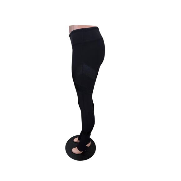 Lululemon Wunder Under Cire Wrap Yoga Stirrup Pants Women's Size 4 Black - Picture 5 of 15